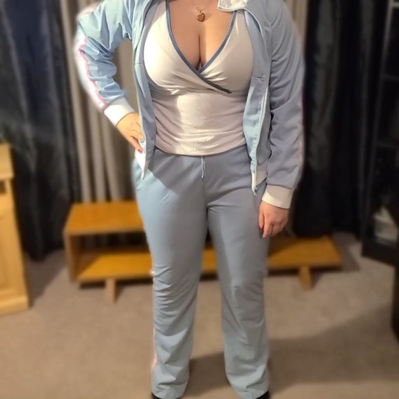Baby Blue Track Suit - Picture 2 of 6